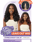 DOMINICAN BODY CURL 20" U Part Wig