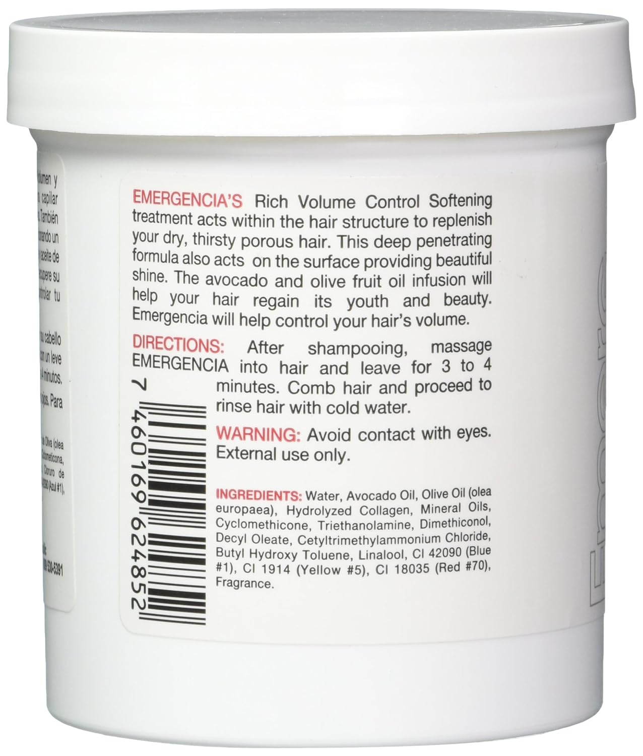 EMERGENCIA VOLUME CONTROL TREATMENT 16oz AVOCADO